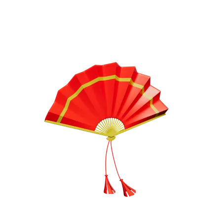 Chinese Fan  3D Icon