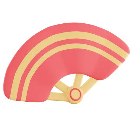 Chinese Fan  3D Icon