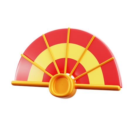 Chinese Fan  3D Icon