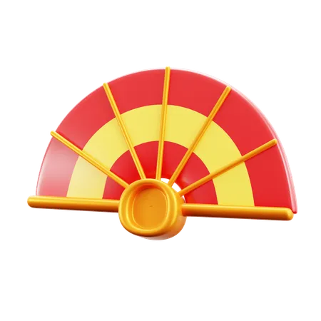 Chinese Fan  3D Icon