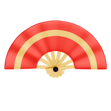 Chinese Fan  3D Icon