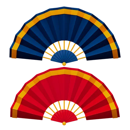 Chinese Fan  3D Icon