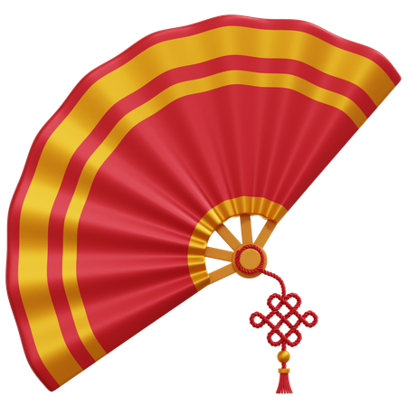Chinese Fan  3D Icon