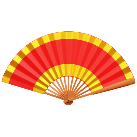 Chinese Fan  3D Icon