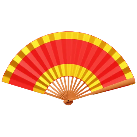 Chinese Fan  3D Icon