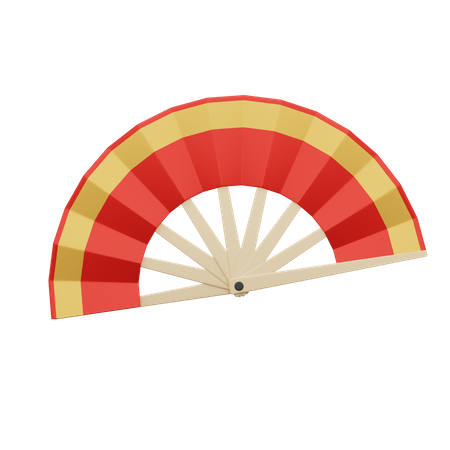 Chinese Fan  3D Icon