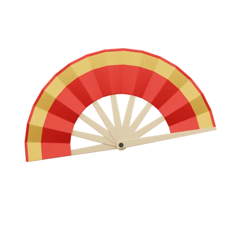 Chinese Fan  3D Icon