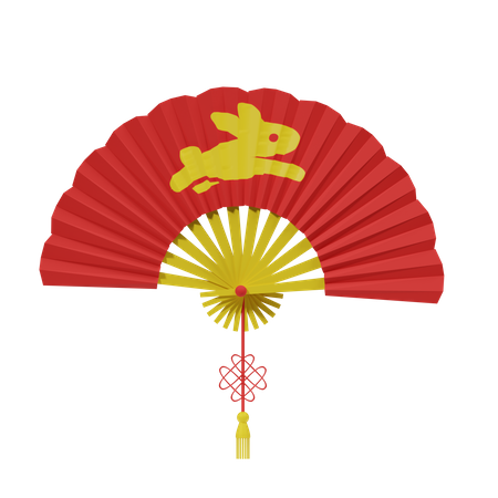 Chinese Fan  3D Icon