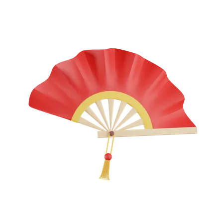 Chinese Fan  3D Icon