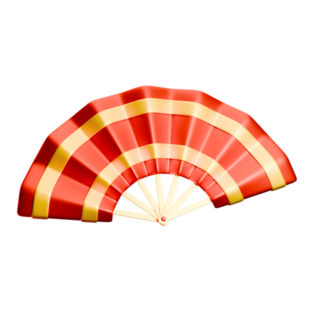 Chinese Fan  3D Icon