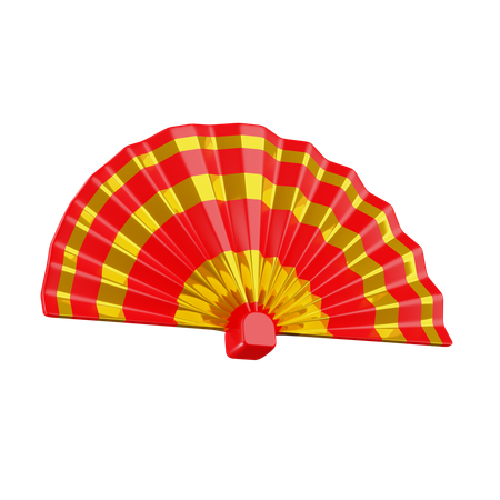 Chinese Fan  3D Icon