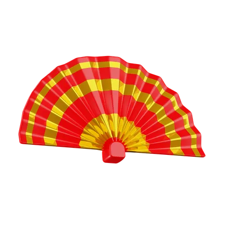 Chinese Fan  3D Icon