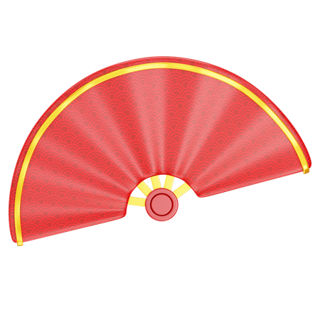 Chinese Fan  3D Icon