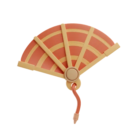 Chinese Fan  3D Icon