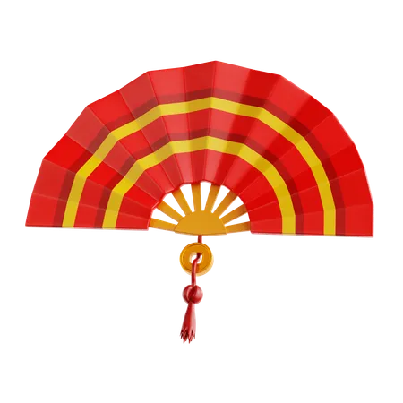 Chinese Fan  3D Icon