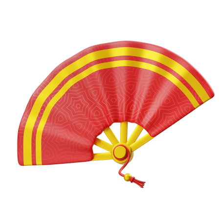 Chinese Fan  3D Icon