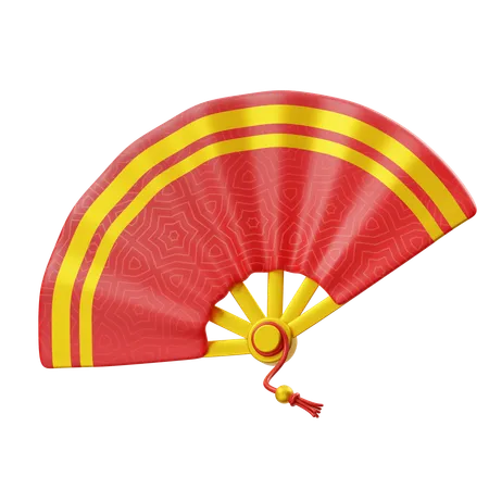 Chinese Fan  3D Icon