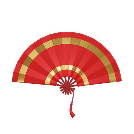 Chinese Fan  3D Icon