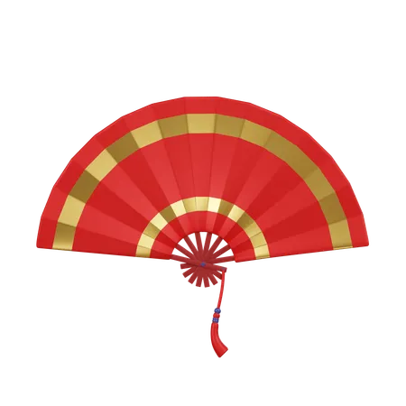 Chinese Fan  3D Icon