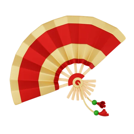 Chinese Fan  3D Icon