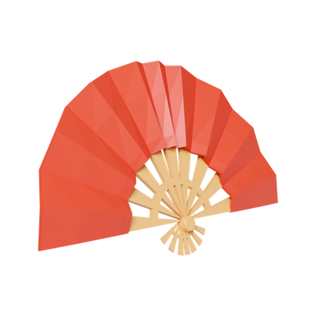 Chinese Fan  3D Icon