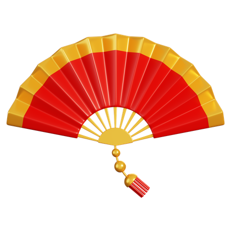 Chinese Fan  3D Icon