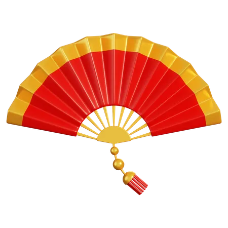 Chinese Fan  3D Icon