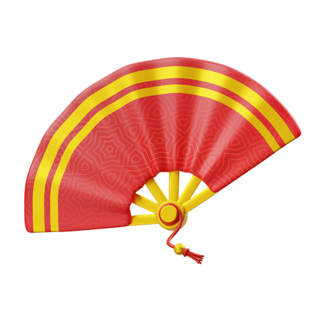 Chinese Fan  3D Icon