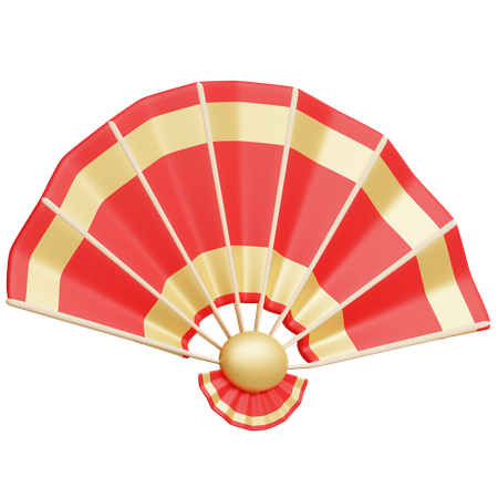 Chinese Fan  3D Icon