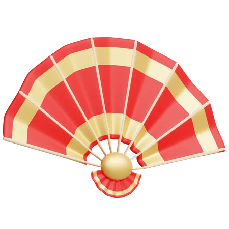 Chinese Fan  3D Icon