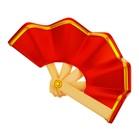 Chinese fan  3D Icon