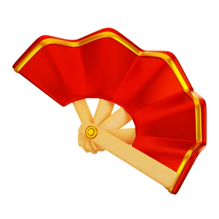 Chinese fan  3D Icon