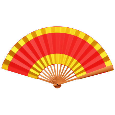 Chinese Fan  3D Icon
