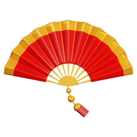 Chinese Fan  3D Icon