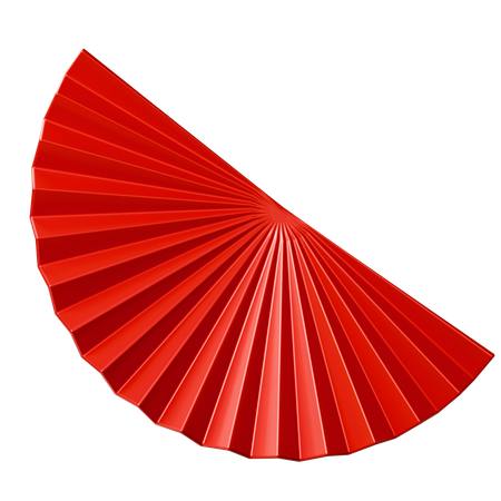Chinese Fan  3D Icon