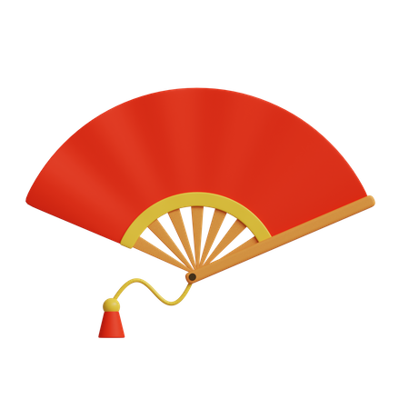 Chinese Fan 3D Icon