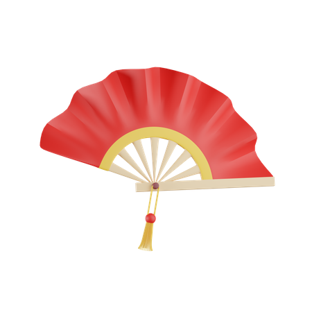 Chinese Fan  3D Icon