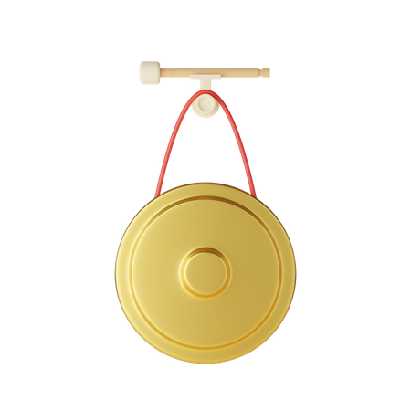 Chinese Feng Shui Coin  3D Icon