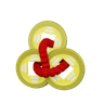 3d chinese fengshui coin logo