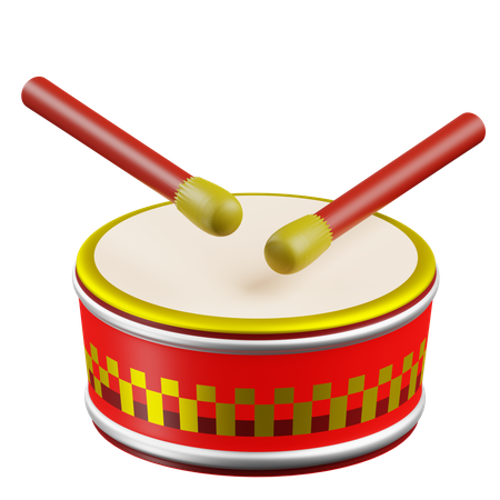 Chinese Festival Drum  3D Icon