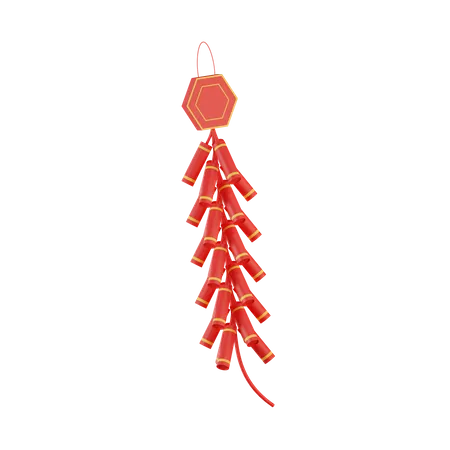 Chinese Firecracker  3D Icon