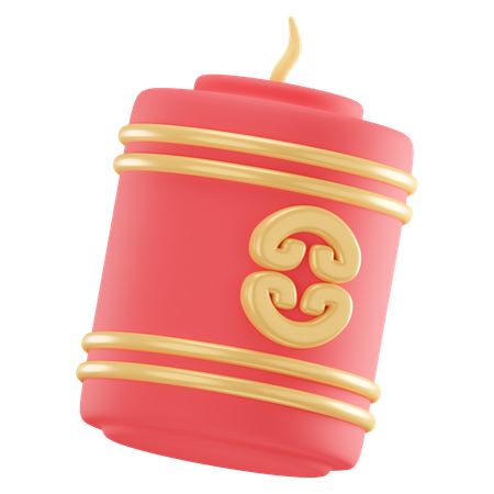 Chinese Firecracker  3D Icon