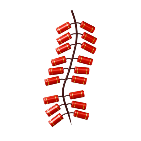 Chinese Firecracker  3D Icon