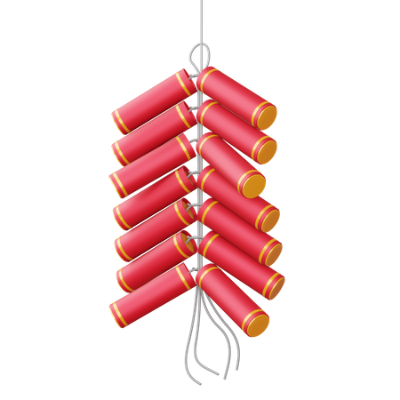 Chinese Firecracker  3D Icon