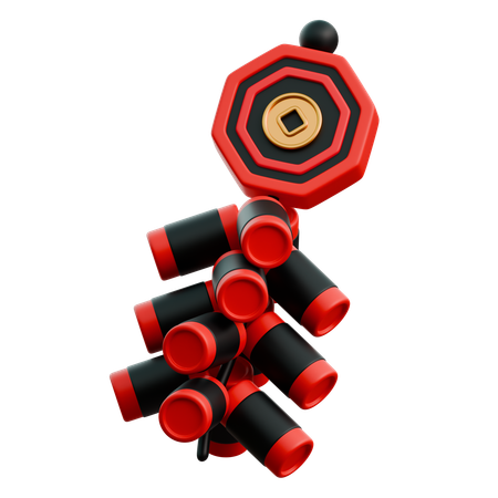 Chinese Firecracker  3D Icon
