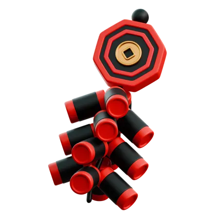 Chinese Firecracker  3D Icon