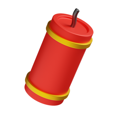 Chinese Firecracker  3D Icon