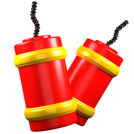 Chinese Firecracker  3D Icon