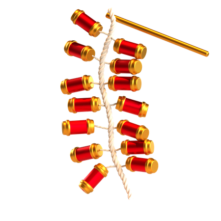 Chinese Firecracker  3D Icon
