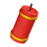 3d chinese firecracker logo
